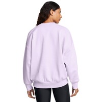 1386513 Rival Fleece WordmarkOS Crew ΜΠΛΟΥΖΑ ΜΑΚΡΥΜΑΝΙΚΗ UNDER ARMOUR