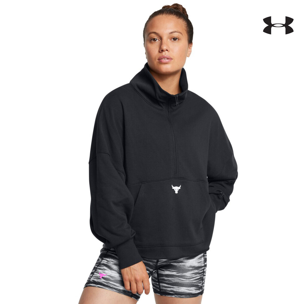1387760 Pjt Rck W Half Zip Pullover ΜΠΛΟΥΖΑ ΜΑΚΡΥΜΑΝΙΚΗ UNDER ARMOUR