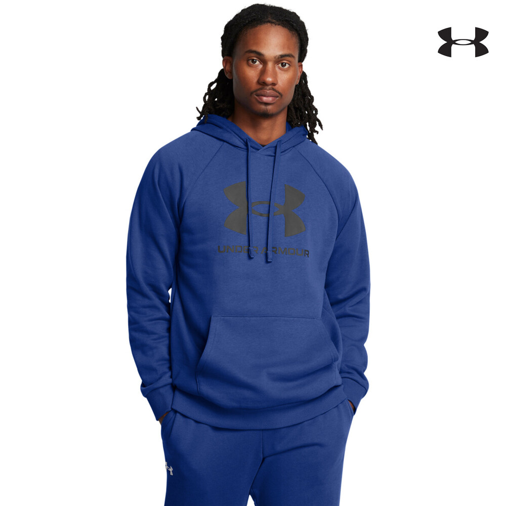 1379758 UA Rival Fleece Logo HD ΜΠΛΟΥΖΑ ΜΑΚΡΥΜΑΝΙΚΗ UNDER ARMOUR