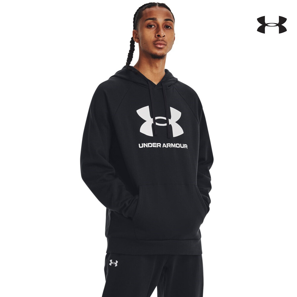 1379758 UA Rival Fleece Logo HD ΜΠΛΟΥΖΑ ΜΑΚΡΥΜΑΝΙΚΗ UNDER ARMOUR