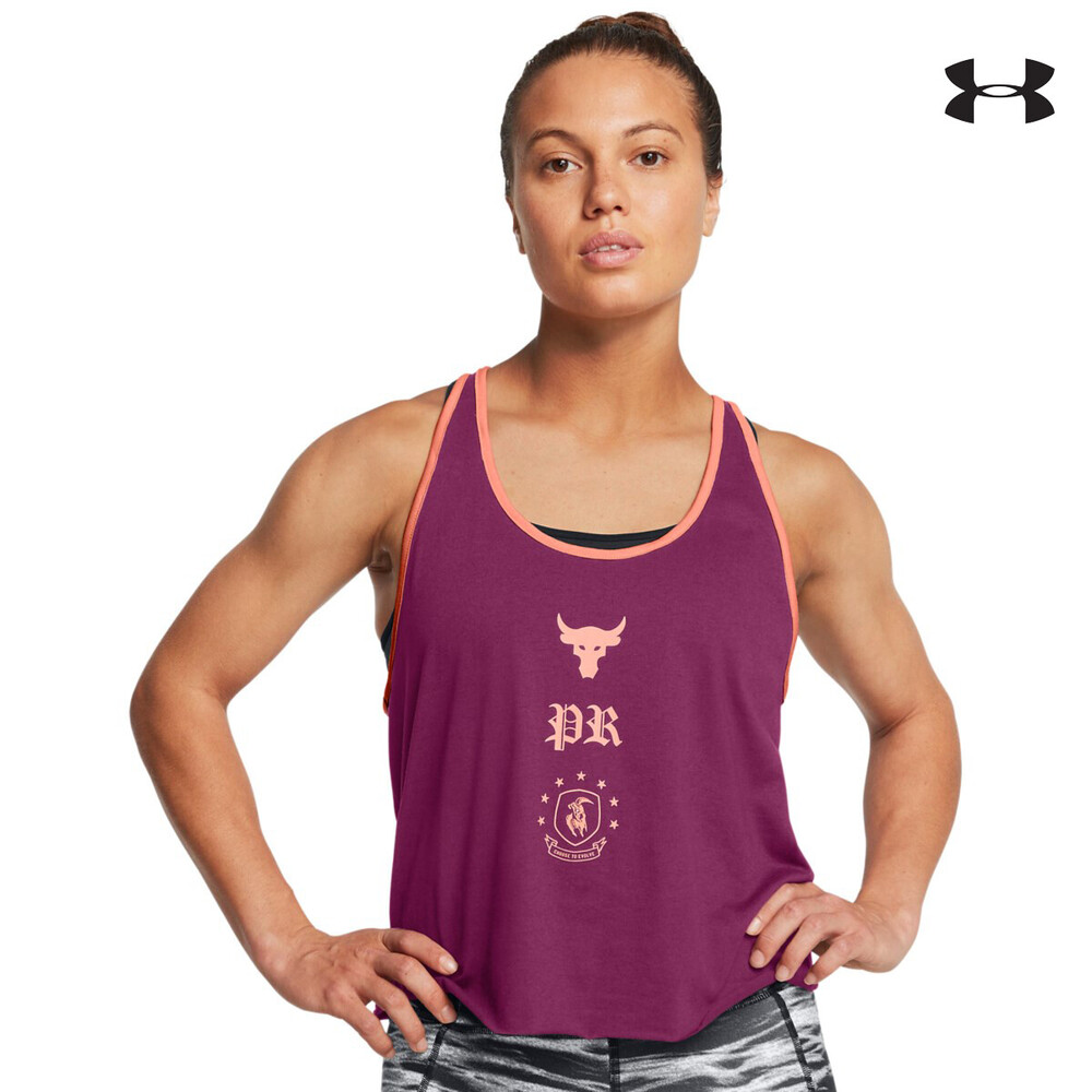 1386439 Pjt Rck W Tank BOH T-SHIRT ΑΜΑΝΙΚΟ UNDER ARMOUR