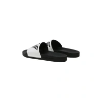 Emporio Armani Sliders White/Black/Black Παντόφλες Armani