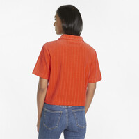 PUMA DOWNTOWN TOWELING POLO FIRELIGHT1