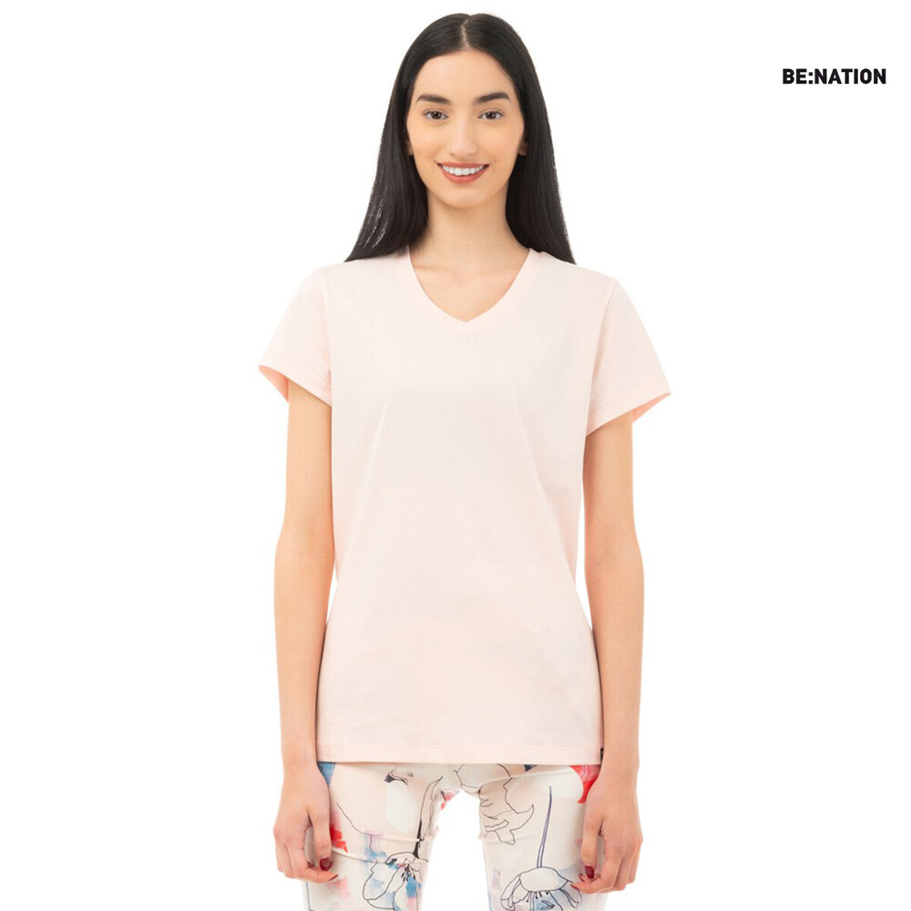 WOMEN V-NECK S/S TEE ESSENTIALS