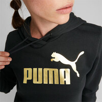849958 ESS+ Metallic Logo  Hoodie FL ΦΟΥΤΕΡ ΜΕ ΚΟΥΚΟΥΛΑ PUMA