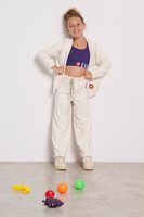 Παιδική fleece ζακέτα με κουκούλα για κορίτσια `DEFORMALIZE MiniMe