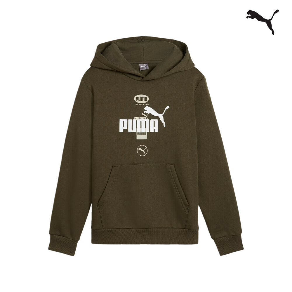 681859 PUMA POWER Graphic Hoodie FL B ΦΟΥΤΕΡ PUMA