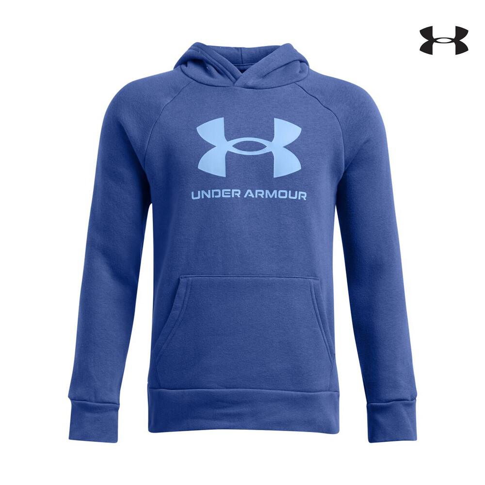 1379791 UA Rival Fleece BL Hoodie ΜΠΛΟΥΖΑ ΜΑΚΡΥΜΑΝΙΚΗ UNDER ARMOUR