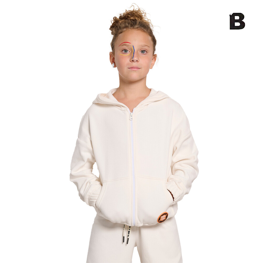 Παιδική fleece ζακέτα με κουκούλα για κορίτσια `DEFORMALIZE MiniMe