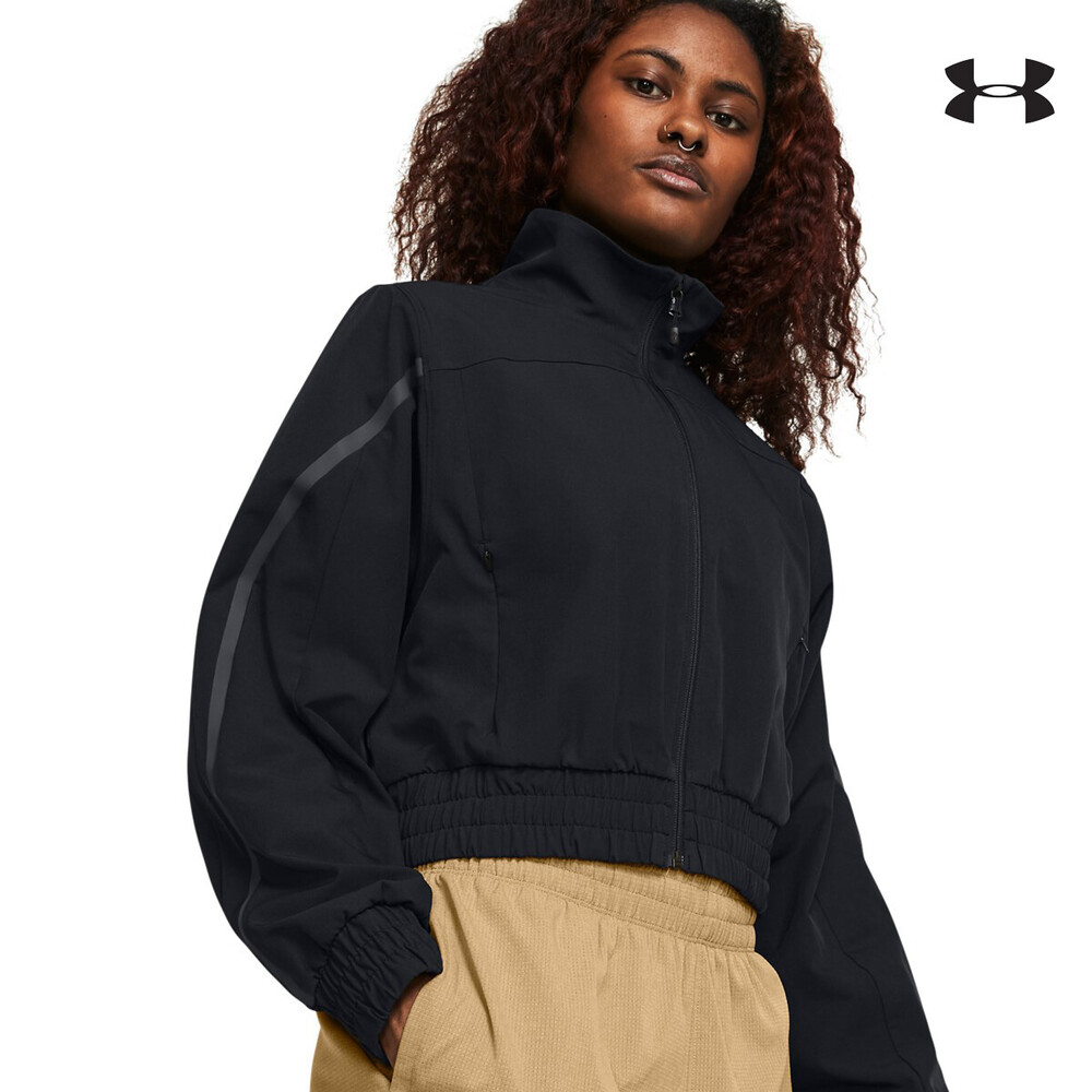 1386479 Unstoppable Crop Jacket ΜΠΛΟΥΖΑ ΜΑΚΡΥΜΑΝΙΚΗ UNDER ARMOUR
