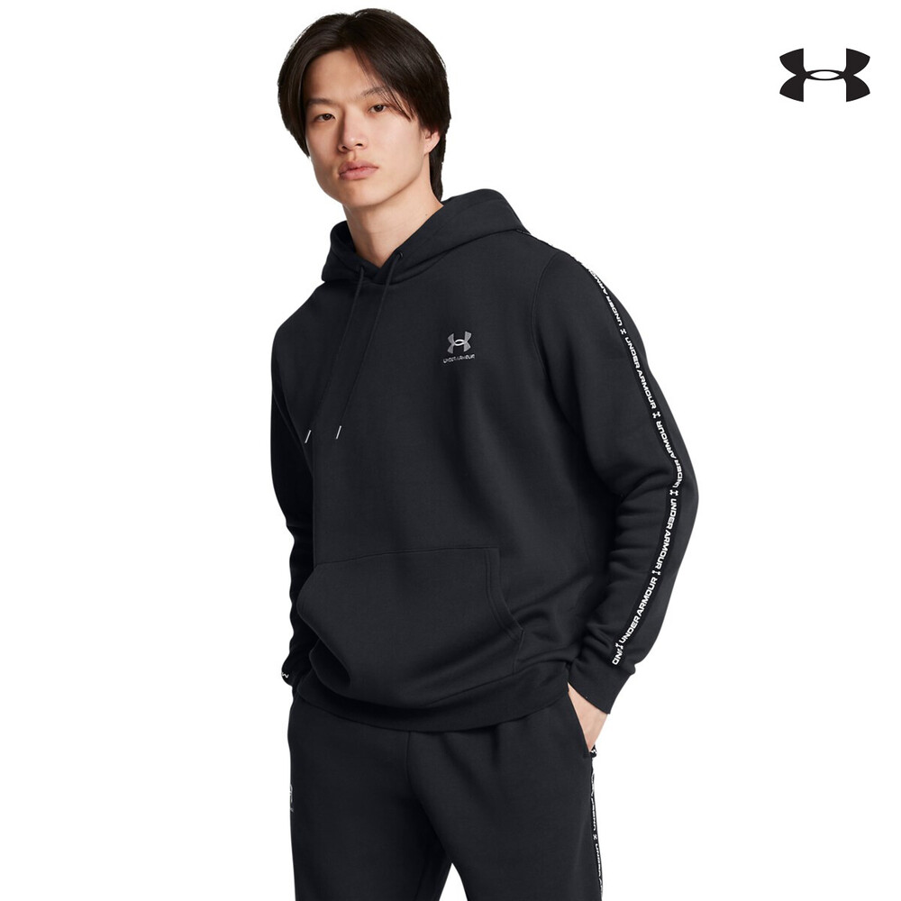 1389356 UA Icon Fleece HD Taping ΜΠΛΟΥΖΑ ΜΑΚΡΥΜΑΝΙΚΗ UNDER ARMOUR