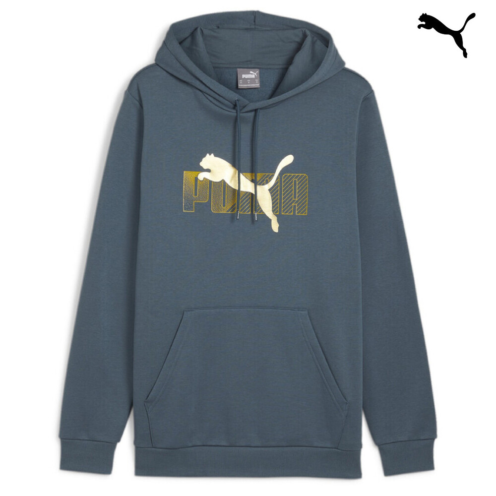 681851 ESS+ LOGO LAB Holiday Hoodie FL ΦΟΥΤΕΡ PUMA