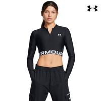 1388692 HeatGear Rib 1/4 Zip LS ΜΠΛΟΥΖΑ ΜΑΚΡΥΜΑΝΙΚΗ UNDER ARMOUR