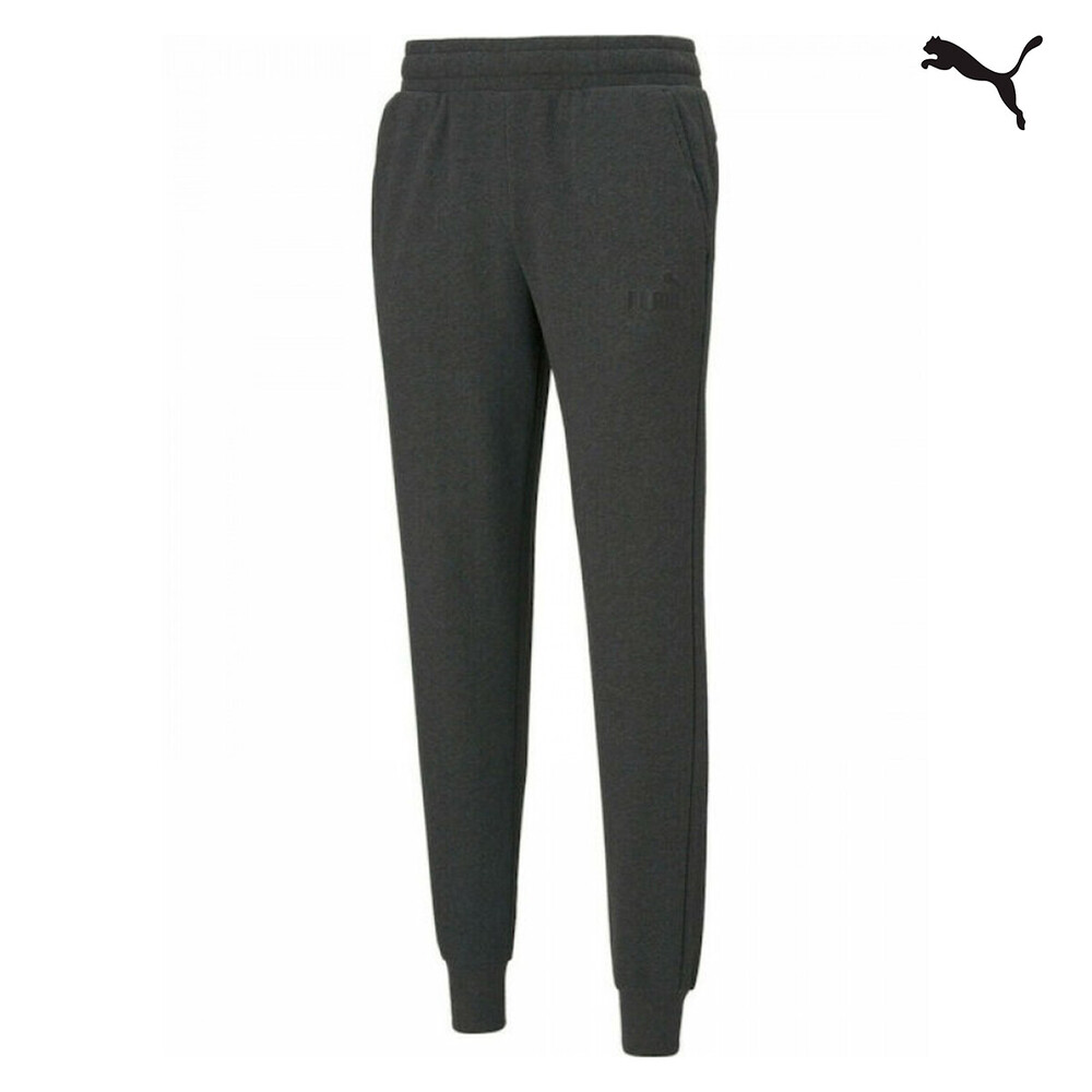 Puma Essentials Logo Pants TR Mens Ανδρική φόρμα Aνθρακί – 586716-07