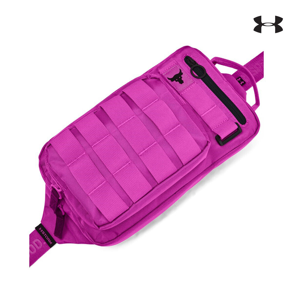  1376457 UA Project Rock Waist Bag ΜΠΑΝΑΝΑ UNDER ARMOUR
