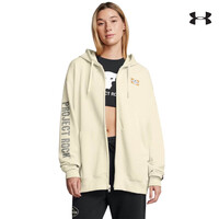 1386446 Pjt Rck W HWT FZ Hard at Wrk ΜΠΛΟΥΖΑ ΜΑΚΡΥΜΑΝΙΚΗ UNDER ARMOUR