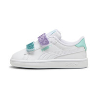 395610 Puma Smash 3.0 L Glitter Velcro V Inf ΥΠΟΔΗΜΑ TENNIS LOW PUMA