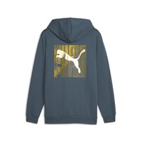 681852 ESS+ LOGO LAB Holiday Full-Zip Hoodie FL ΦΟΥΤΕΡ PUMA