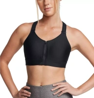 1384118 UA Infinity High Zip Bra ΜΠΟΥΣΤΟ UNDER ARMOUR