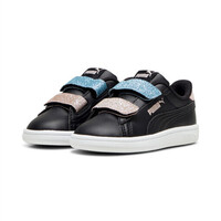 395610 Puma Smash 3.0 L Glitter Velcro V Inf ΥΠΟΔΗΜΑ TENNIS LOW PUMA