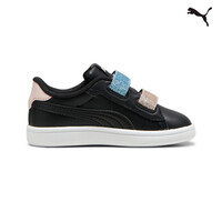 395610 Puma Smash 3.0 L Glitter Velcro V Inf ΥΠΟΔΗΜΑ TENNIS LOW PUMA