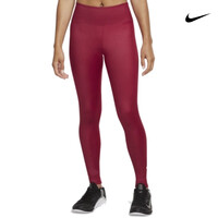 Nike Womens Dri Fit One Midrise Shine Tights Leggings