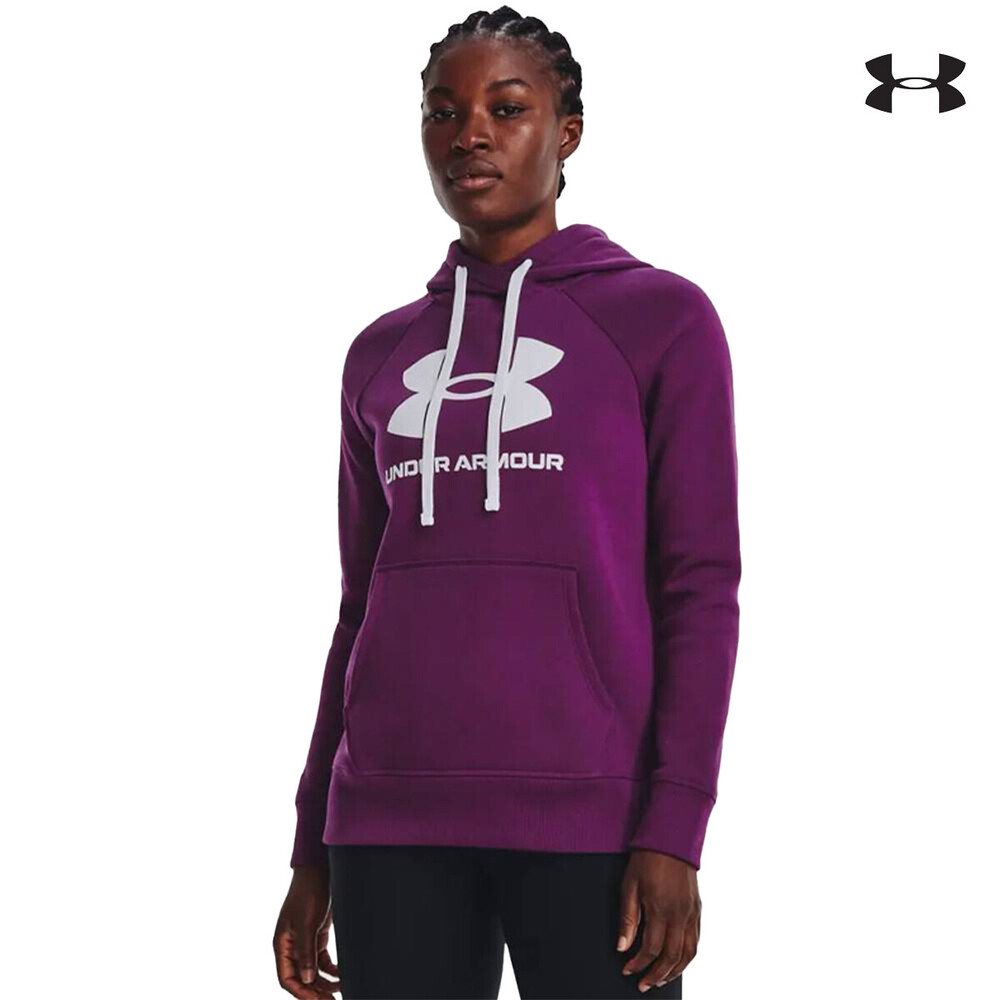 Under Armour Rival Fleece Logo Hoodie Γυναικεία Φούτερ με κουκούλα - 1356318-514