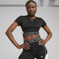 525878 PUMA STRONG BABY TEE - SHORT ΜΠΛΟΥΖΑΚΙ ΚΟΝΤΟΜΑΝΙΚΟ PUMA