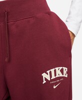 Nike Παντελόνι Γυναικείας Φόρμας Μπορντό Fleece