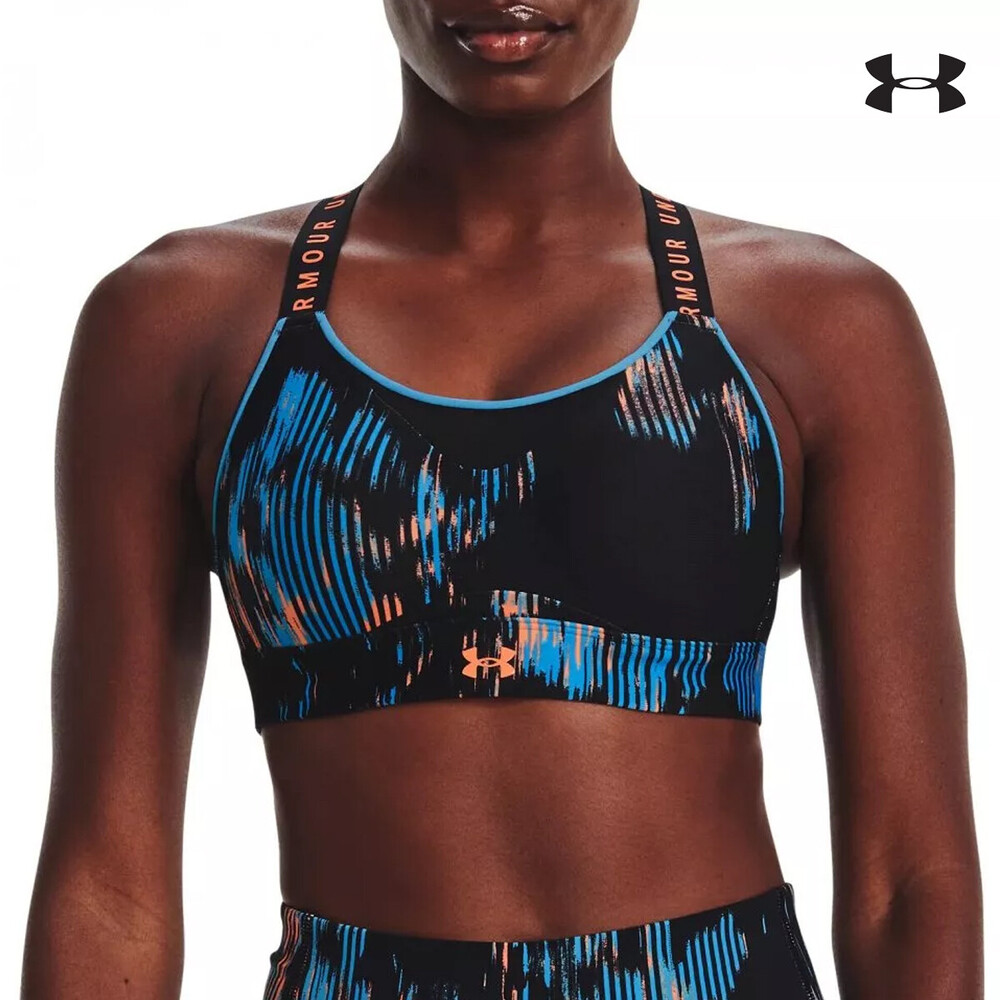 Under Armour Γυναικείο Μπουστάκι Infinity High Printed Bra - 1369026-001