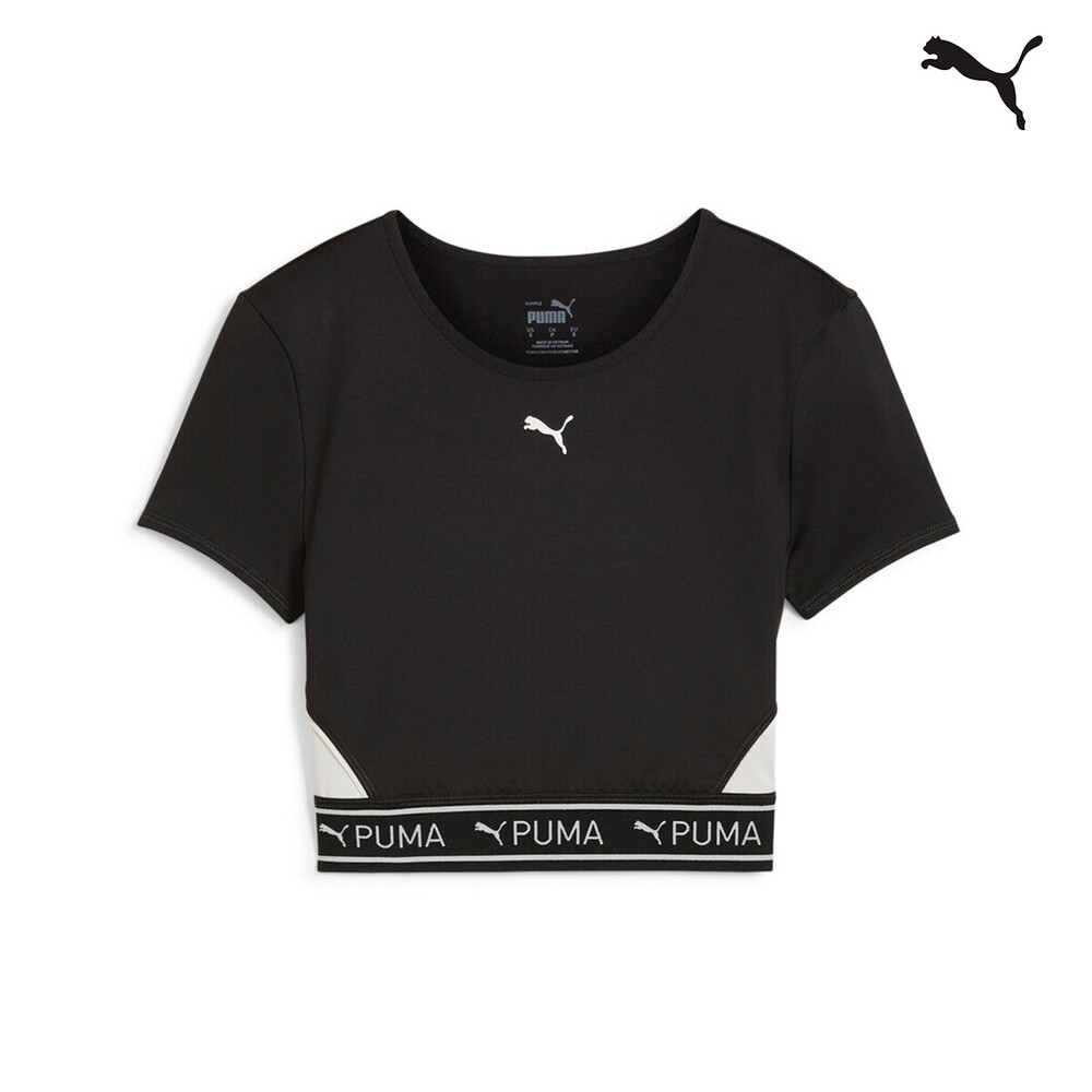 525878 PUMA STRONG BABY TEE - SHORT ΜΠΛΟΥΖΑΚΙ ΚΟΝΤΟΜΑΝΙΚΟ PUMA