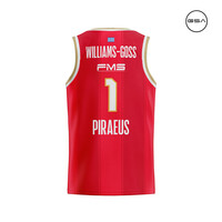 100 Years Anniversary OLYMPIACOS B.C. Home (RED) Jersey