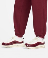 Nike Παντελόνι Γυναικείας Φόρμας Μπορντό Fleece