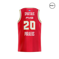 100 Years Anniversary OLYMPIACOS B.C. Home (RED) Jersey