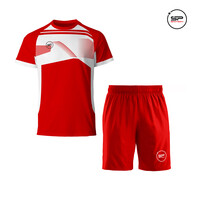 FOOTBALL SET SPOT TEAM RED WHITE