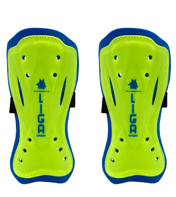 SHIN GUARD ECONOMY (ΕΠΙΚΑΛΑΜΙΔΕΣ) LIGASPORT (M,GREEN FLUO- ROYAL)