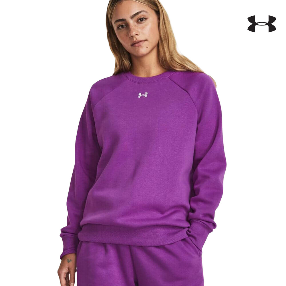 1379508 UA Rival Fleece Crew ΜΠΛΟΥΖΑ ΜΑΚΡΥΜΑΝΙΚΗ UNDER ARMOUR