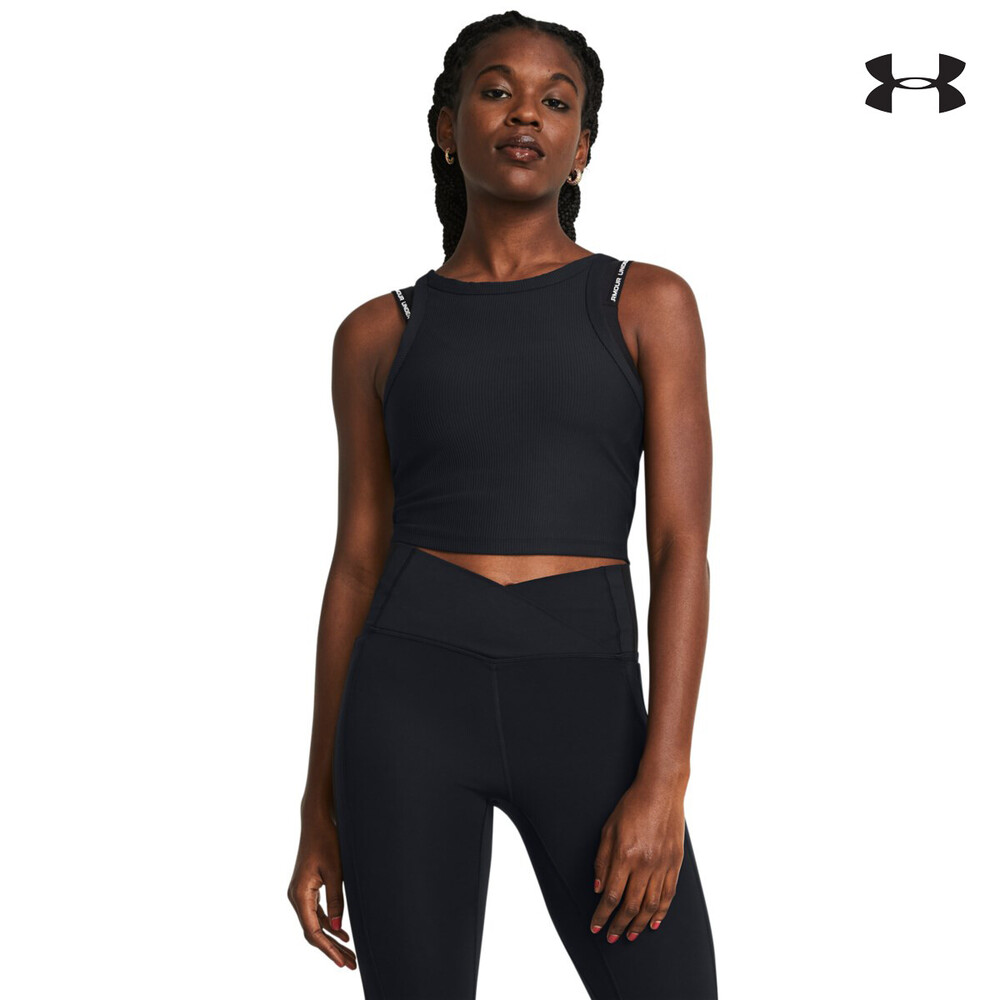 1384008 Meridian Rib Crop Tank T-SHIRT ΑΜΑΝΙΚΟ UNDER ARMOUR