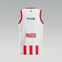 100 Years Anniversary OLYMPIACOS B.C. Away (Stripes) Jersey