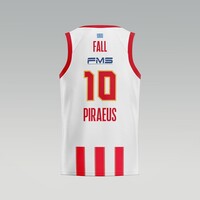 100 Years Anniversary OLYMPIACOS B.C. Away (Stripes) Jersey