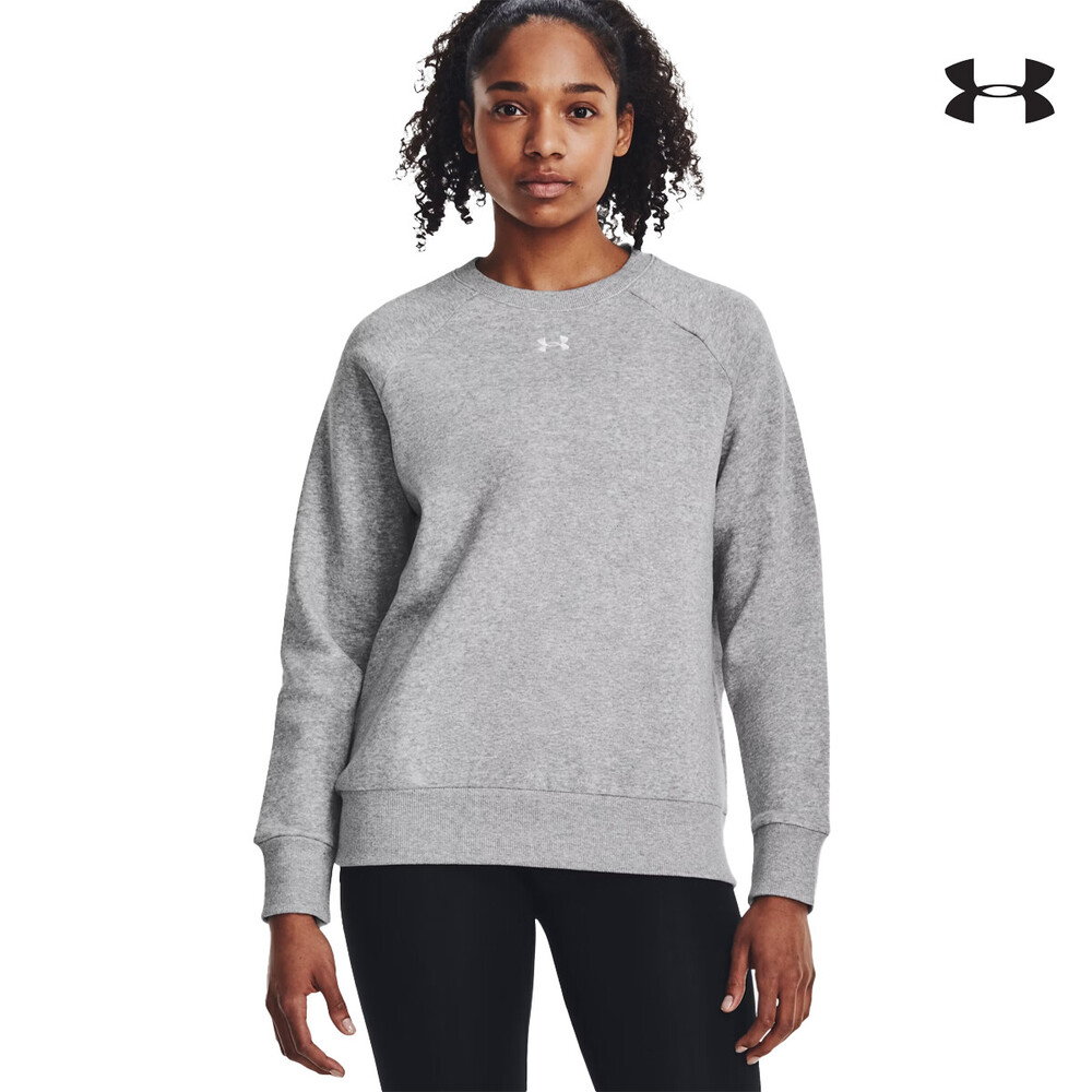 1379508 UA Rival Fleece Crew ΜΠΛΟΥΖΑ ΜΑΚΡΥΜΑΝΙΚΗ UNDER ARMOUR