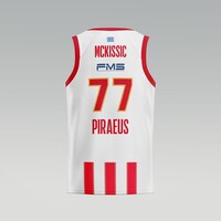 100 Years Anniversary OLYMPIACOS B.C. Away (Stripes) Jersey