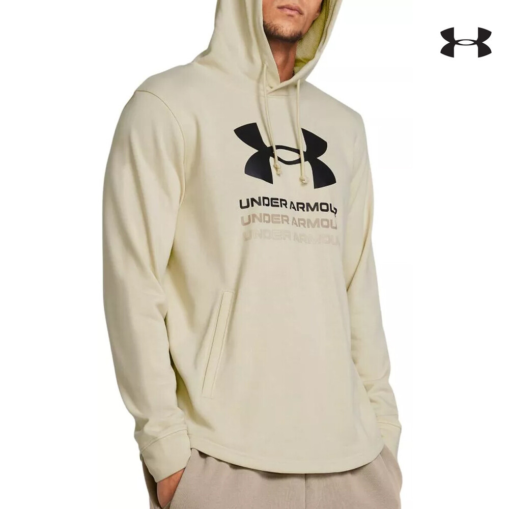 1386047 UA Rival Terry Graphic Hood ΜΠΛΟΥΖΑ ΜΑΚΡΥΜΑΝΙΚΗ UNDER ARMOUR