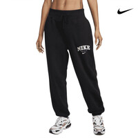 Nike Παντελόνι Γυναικείας Φόρμας Μαύρο Fleece