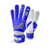GK GLOVES SAFE TOUCH LIGASPORT (11, DARK BLUE?NEON YELLOW)