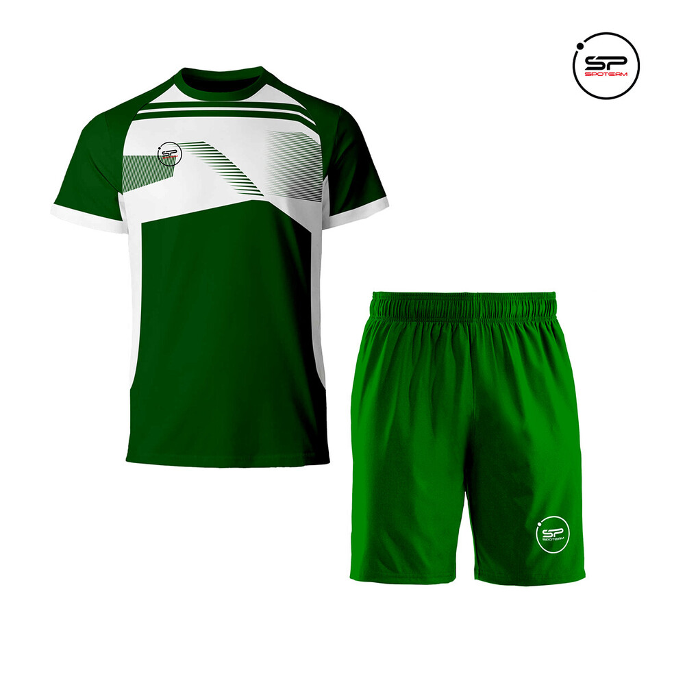 FOOTBALL SET SPOT TEAM  GREEN WHITE