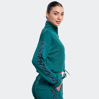 Bodytalk Γυναικεία cropped ζακέτα ζιβάγκο Womens cropped turtleneck zip sweater `MATERIALGIRL` - 1232-905622-00678