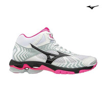 Mizuno Wave Bolt 7 Mid Γυναικεία Αθλητικά Παπούτσια Βόλλεϊ Λευκά