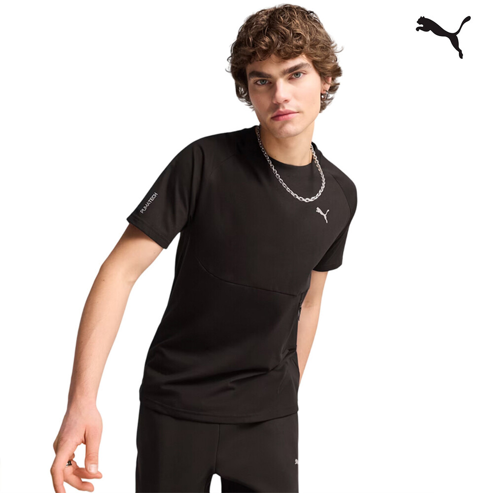 629673 PUMATECH Pocket Tee ΜΠΛΟΥΖΑΚΙ ΚΟΝΤΟΜΑΝΙΚΟ PUMA
