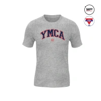 YMCA Classic Grey T-Shirt Ενηλίκων